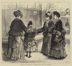 Sæler og Sælskind, der bærer Skindene i England