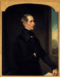 Portræt af Alphonse de Lamartine (1790-1869) digter og politiker Maleri af Henry Phillips (1820-1868) 1848 Søn. 1,17x0,9 m Paris,