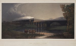 Eksprestoget, 1850 af Henry after Maplestone