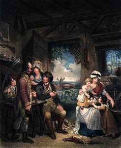 Peace, indgraveret af John Wessell (ca. 1760-1823), pub. af T. Simpson og Darling & Thompson, 1798 (stiftgravering) (par 125538)