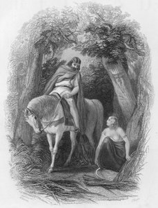Cormac, højkonge af Irland, og Eithne Taebfada