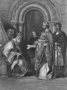 Kong Henrik II af England præsenterede den pavelige tyr fra 1155, der tillod ham at invadere, regere og regere Irland