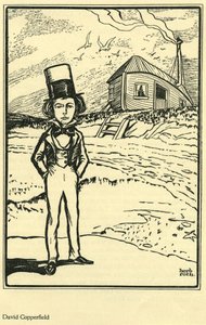 David Copperfield, fra My Favorite Fiction Character af Thomas Boyd, i The Bookman af Herb Roth