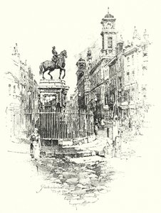 Northumberland House af Herbert (after) Railton