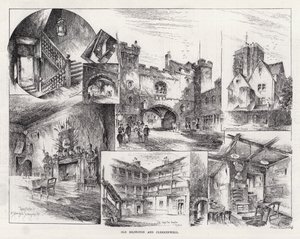 Old Islington og Clerkenwell (gravering) af Herbert (after) Railton