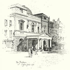 Pantheon, Oxford Street, London af Herbert (after) Railton