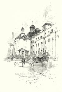 Thrales Brewery, Southwark, London (litho)