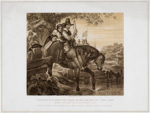 Charles II in Disguise Aided in his Escape af Jane Lane...1651, 19. århundrede