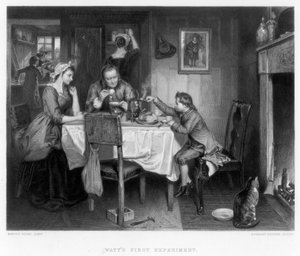 Watts første eksperiment, 1700-tallet, c1870