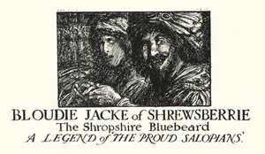 Ingoldsby Legends: Bloudie Jacke of Shrewsberrie, The Shropshire Bluebeard (litografi) af Herbert Cole