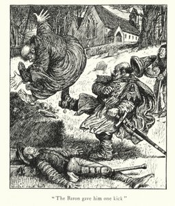 Ingoldsby Legends: Grå delfin (litografi) af Herbert Cole