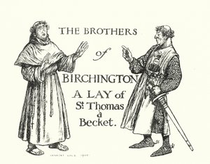 Ingoldsby Legends: The Brothers of Birchington, A Lay of St Thomas, A Becket (litho) af Herbert Cole