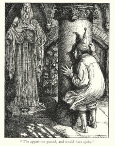 Ingoldsby Legends: Spøgelset (litografi)