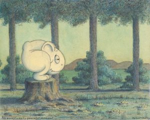 Et usædvanligt fredeligt øjeblik, ca. 1910