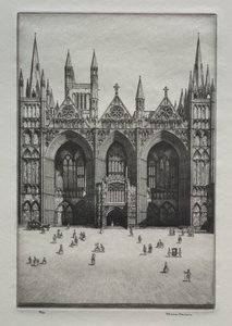 Peterborough katedral af Herbert Gordon Warlow