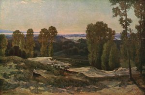 En græsgang blandt klitterne, Pas de Calais, Frankrig, 1908, c1930.