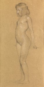 Studie til "The Trailing Clouds of Glory", 1898 af Herbert James Draper