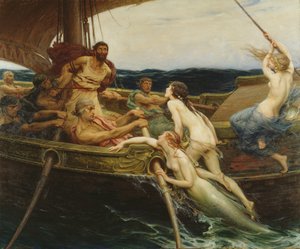 Odysseus og sirenerne af Herbert James Draper