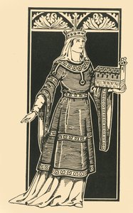 Kejserinde Cunigunda, 1002-1024, 1924. af Herbert Norris