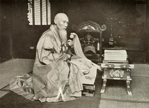 En buddhistisk abbed, 1910. af Herbert Ponting