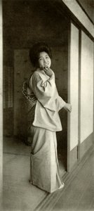 A Maid of Fair Japan, 1910. af Herbert Ponting