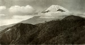 Mr. Fuji, 1910. af Herbert Ponting