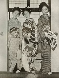 Geisha, 1910. af Herbert Ponting