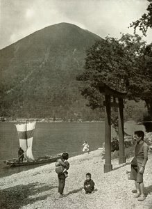 NaN Tai-za NAND søen chu Hechi, 1910. af Herbert Ponting