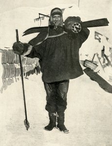 Underofficer Crean, der modtog Albert-medaljen, 1911, 1913 af Herbert Ponting