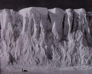 Voldene af Mount Erebus (s/h foto) af Herbert Ponting