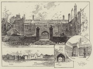 Hoghton Tower i Lancashire af Herbert Railton