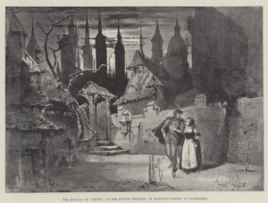 Genoplivningen af Faust på Lyceum Theatre, i Martha