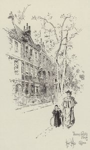 Thomas Carlyles hus i Chelsea af Herbert Railton