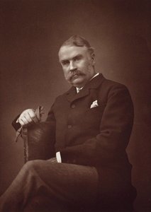 Portræt af Sir William Schwenck Gilbert 1836-1911. af Herbert Rose Barraud