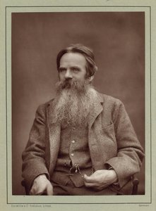 Portræt af maleren William Holman Hunt 1827-1910, ca 1885.