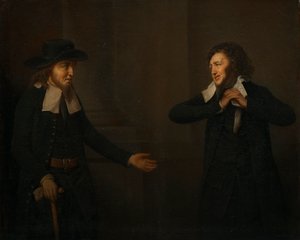 Shylock og Tubal fra "The Merchant of Venice" af Herbert Stoppelaer