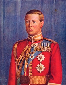 Edward VIII, illustration fra "His Majesty King Edward VIII", udgivet i 1936 af Herbert Vandyk