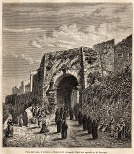 En religiøs procession ved Porta dell
