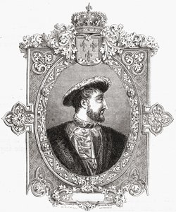 Francois I, graveret af Pannemaker-Ligny, fra 