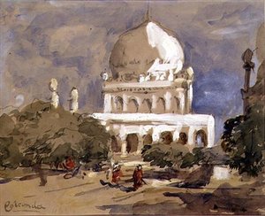 Golconda (akvarel, gouache på papir) af Hercules Brabazon Brabazon