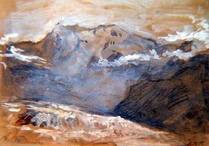 Monte Rosa af Hercules Brabazon Brabazon