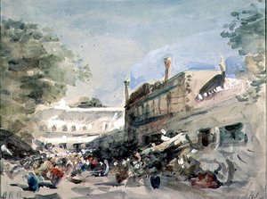 Gadescene i Delhi af Hercules Brabazon Brabazon