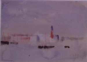 Venedig fra lagunen af Hercules Brabazon Brabazon