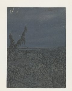 Landskab med et plateau, en flod i det fjerne af Hercules Segers