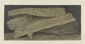 Stilleben med bøger af Hercules Segers