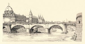 Arbejder på den gamle Pont Notre-Dame, 1913 1915
