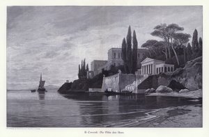The Villa of Nero (gravering) af Herman David Salomon Corrodi