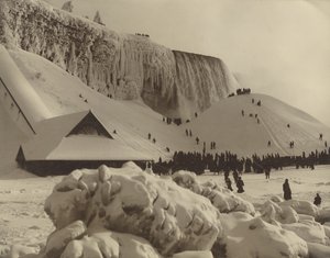 Udsigt over Niagara Falls om vinteren af Herman F. Nielson