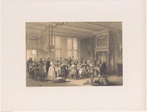 Toast ved en bryllupsmiddag i det syttende århundrede af Herman Frederik Carel ten Kate