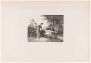 To par i en park af Herman Frederik Carel ten Kate